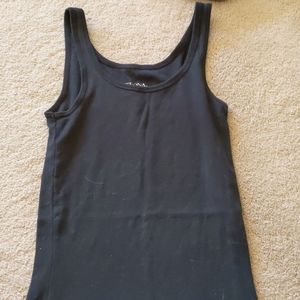 merona black tank top